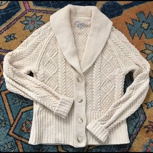 L.L. Bean Signature Fisherman Cardigan 🧶 XXS